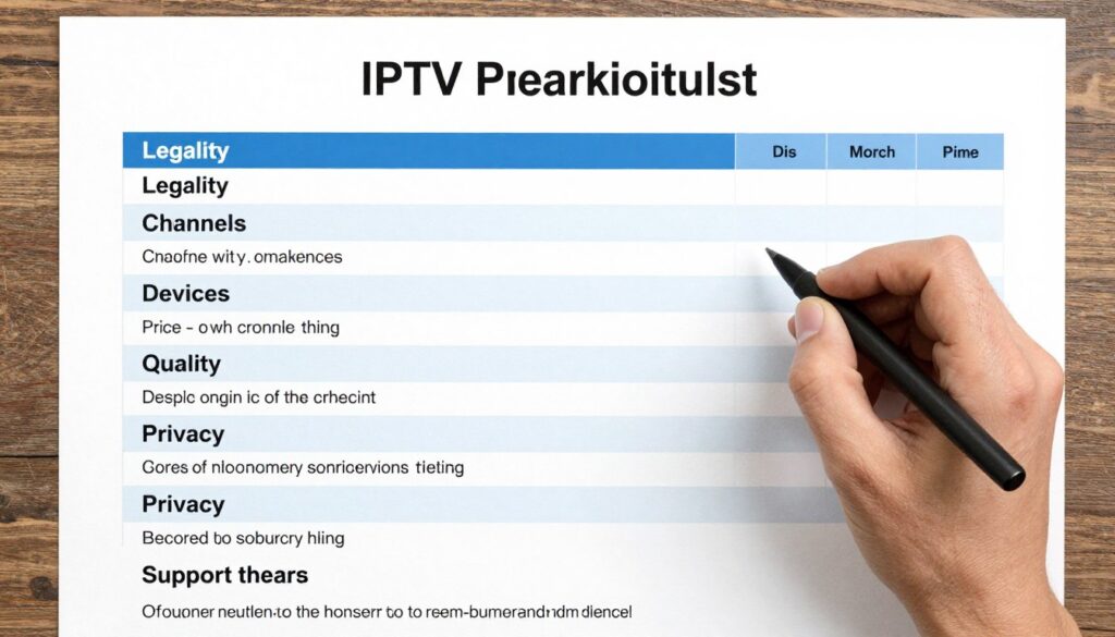 Complete reliable IPTV Ireland provider checklist for consumers