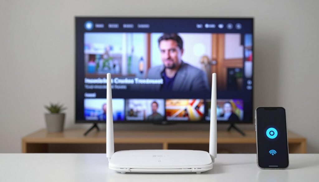 IPTV quality and buffering test on home broadband
