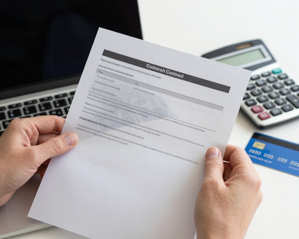 Irish consumer reviewing IPTV subscription pricing and contract terms