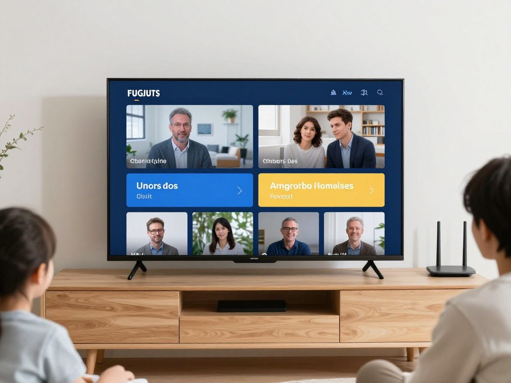 Stable IPTV streaming with clear picture and strong internet connection