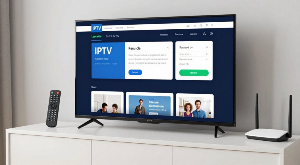 safe IPTV setup on a smart television in Ireland